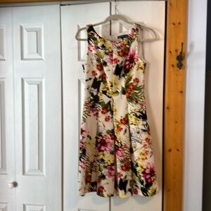 Spring Floral sleeveless dress